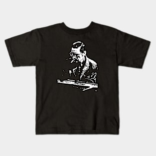 Vintage Bill Jarr Evans Piano Jazz Music Kids T-Shirt